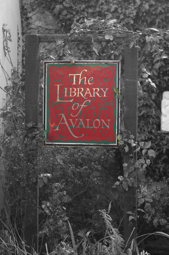 The Library of Avalon Sign, Glastonbury by lee_somerset