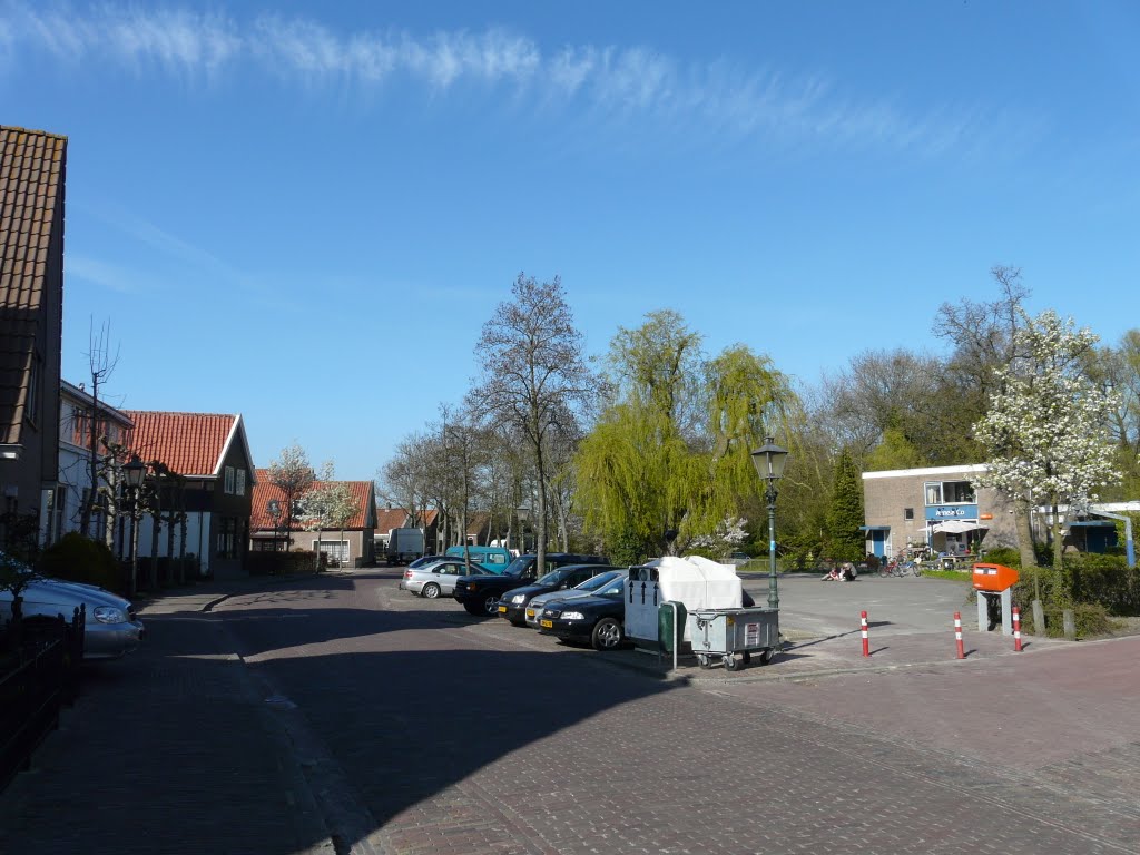 Plein aan De Noord, zicht op noordoosten, Ilpendam by David Jimmink