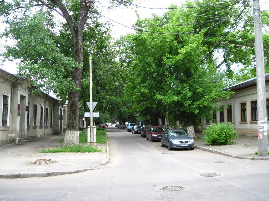 A. Corobceanu st., looking SE from Mitropolit Petru Movila st. by Alexander Murvanidze