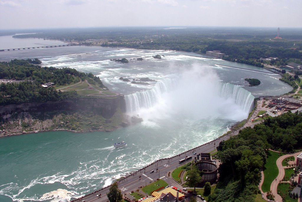 Horseshoe Falls from Skylon Tower 2007 by Dean Sylvester