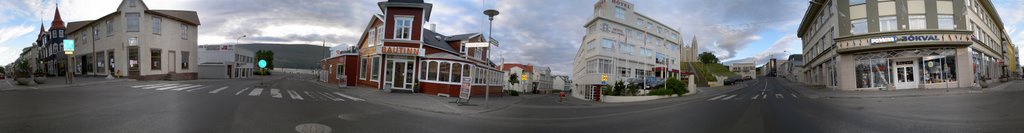 Downtown Akureyri 1 by Ragnar