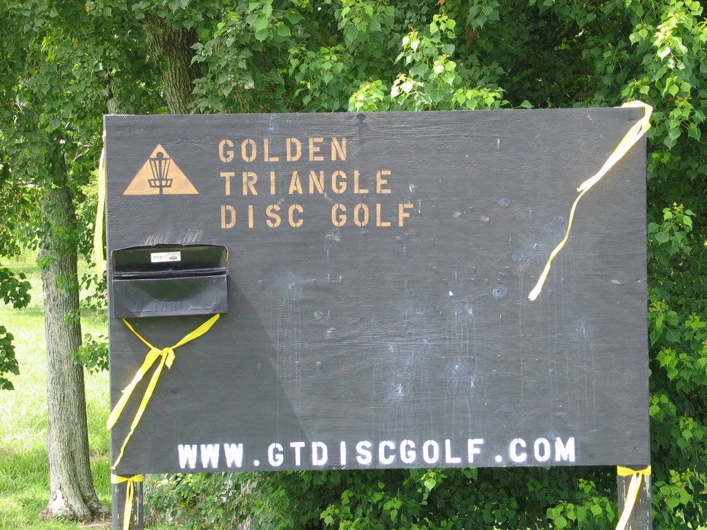 Disc Golf Park Sign by Troy Herman