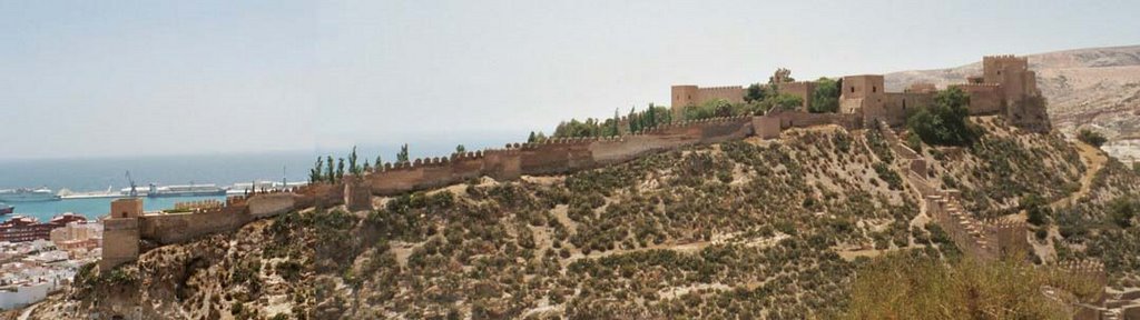 Alcazaba from the Northeast (Almería, Spain) by Robert Ackerman