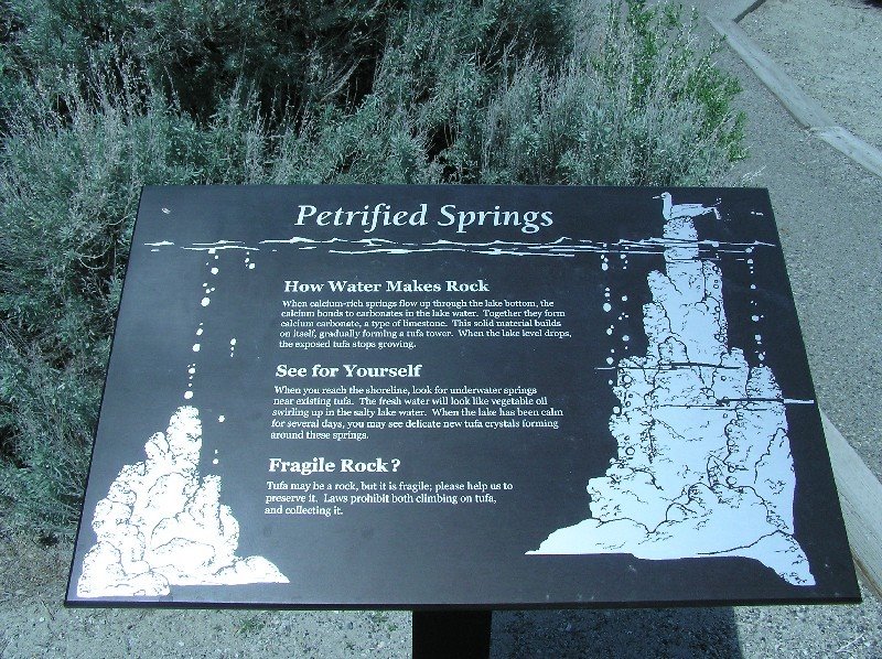 Petrified Springs Information Board by Sven Escher