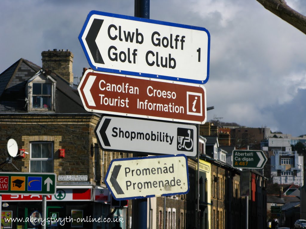 Aberystwyth Street Signs by aberystwyth-online