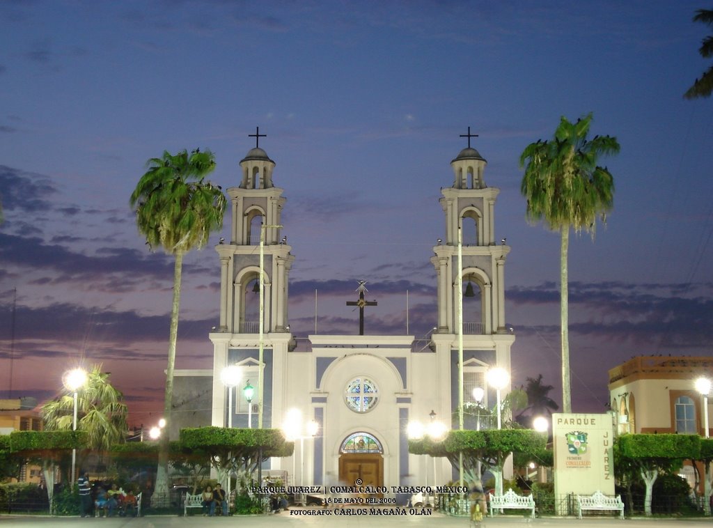 Parroquia de San Isidro Labrador & Parque Juarez by Carlos Magaña Olán