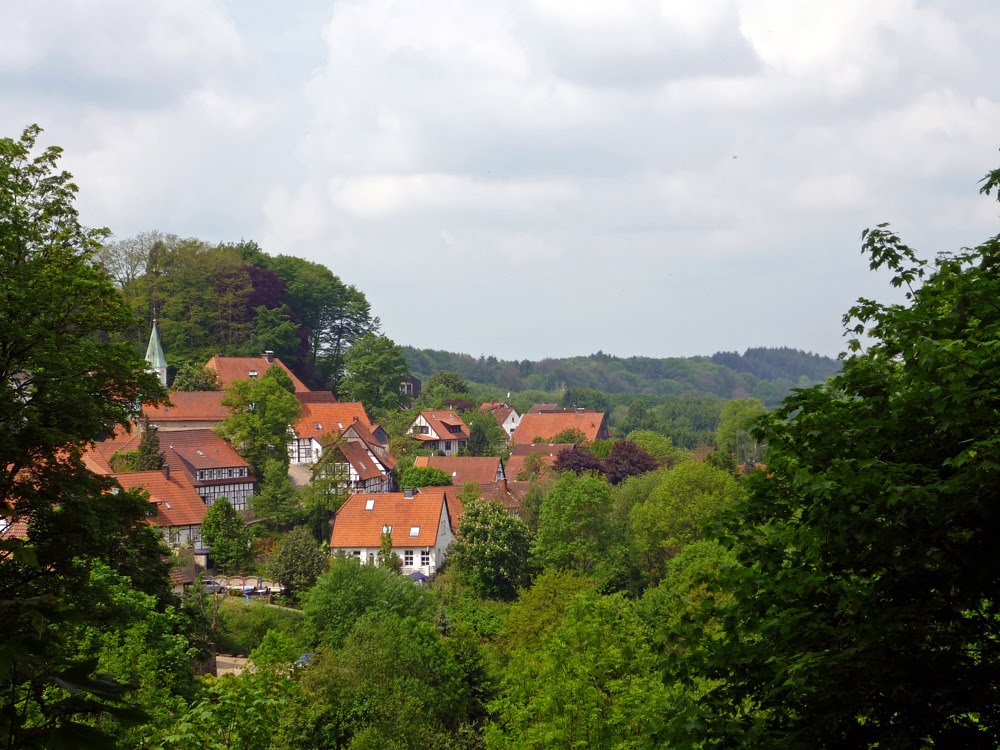 Über den Dächern von Tecklenburg by Muensterland