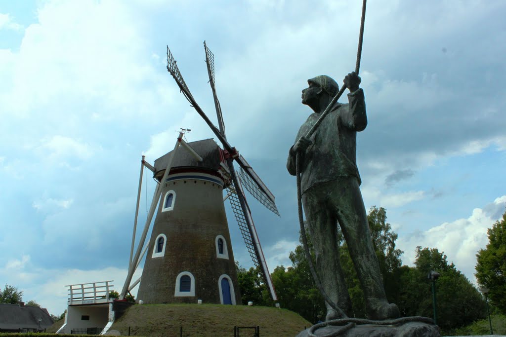 The miller and his mill by © cvandermeijden