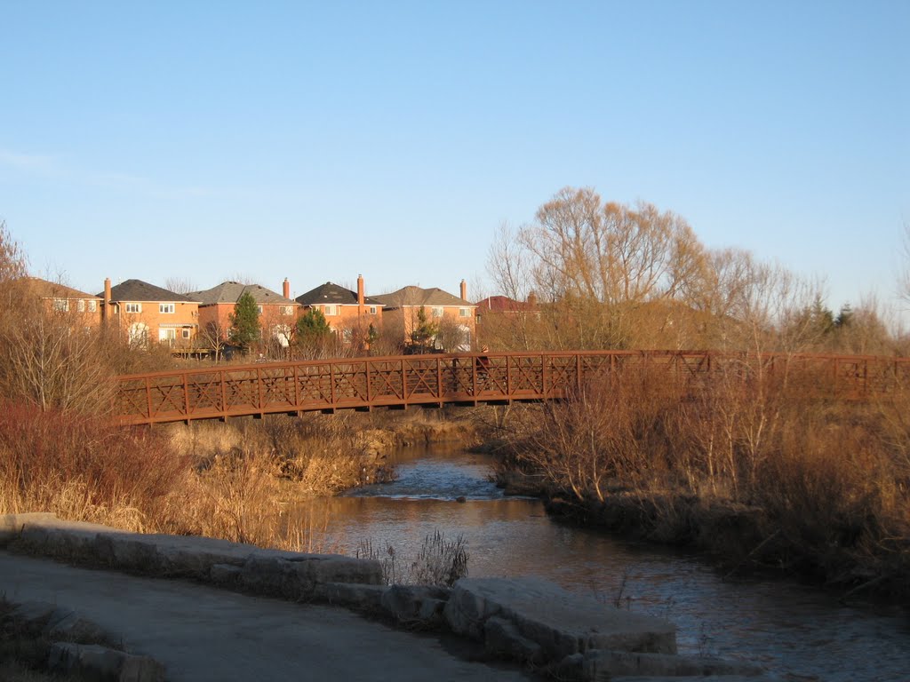 Longest bridge on Etobicoke Creek Trail by Yaw Osei-Aning