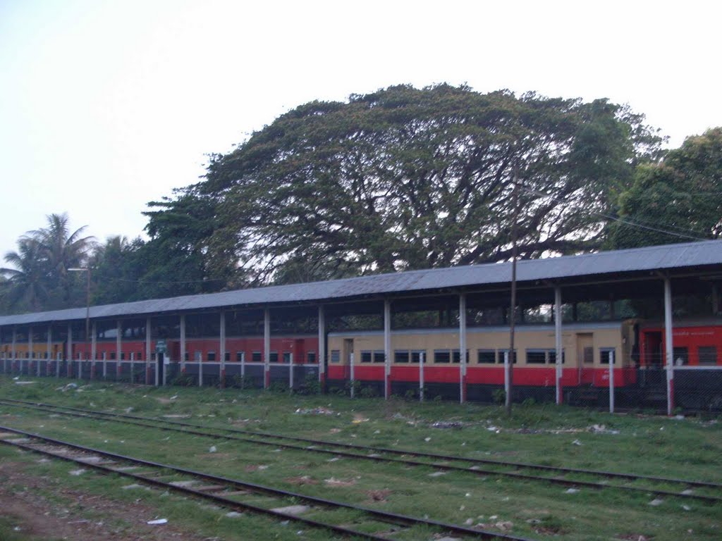 Myitkyina in Myanmar Railway station by dhlancer