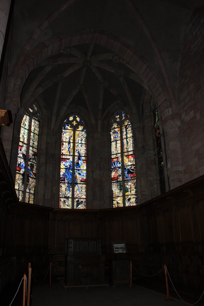 *Abbaye d'Etival-Clairefontaine: église, choeur by Hans Briaire