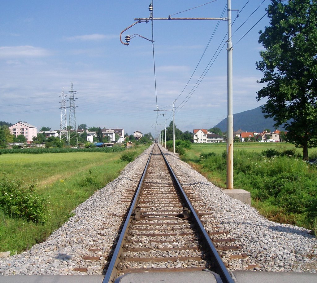 Railway crossing by tankoman