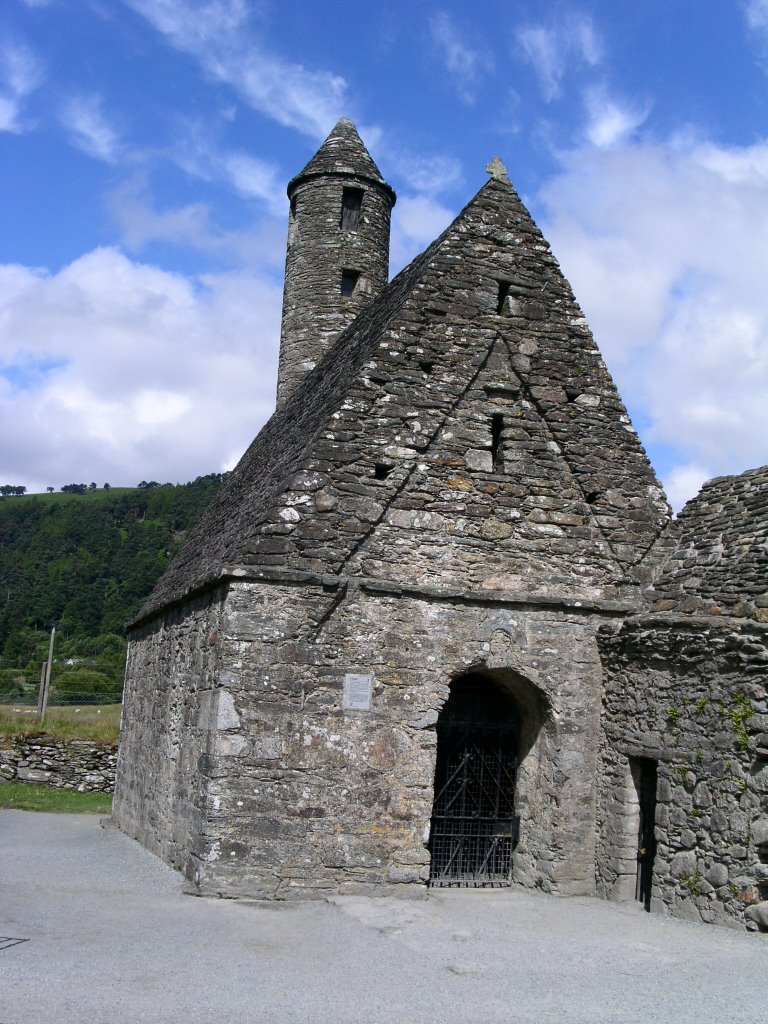 Glendalough - St.Kevins Church by Achiel Jacobs