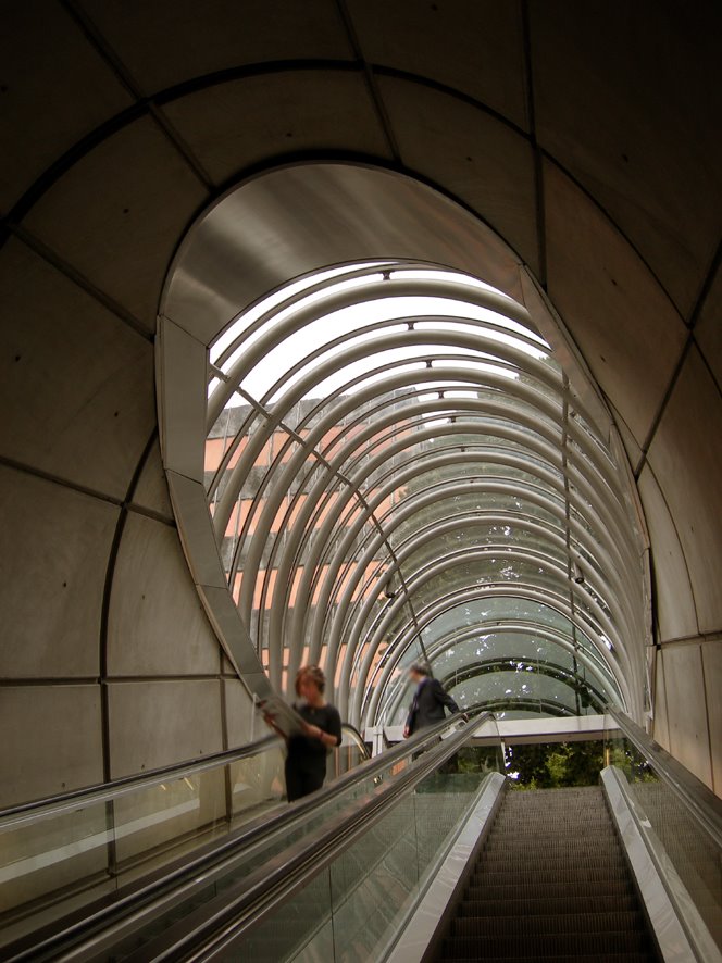 El entrada al metro by Liliana Pollara