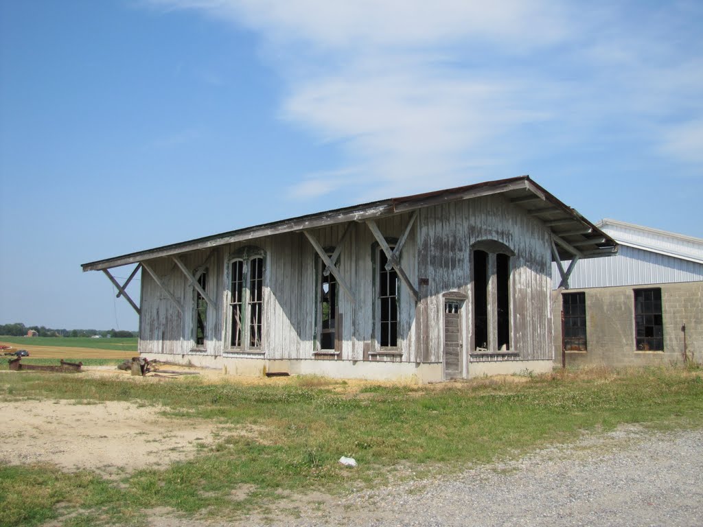 Old Woodstown RR Station by Chris Sanfino