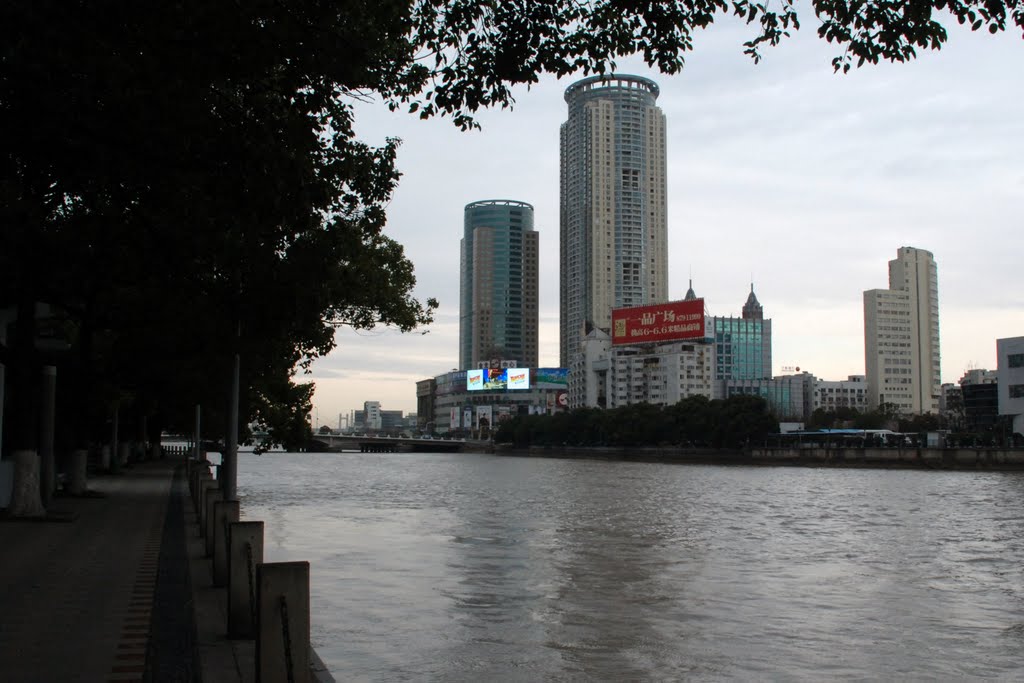 20100127-三江口景色View at Sanjiangkou（Three rivers estuary） by 王令