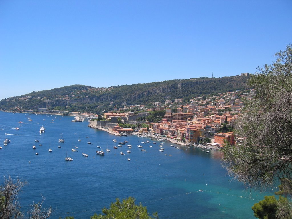 View of Villefranche-sur-Mer by Nyoburin