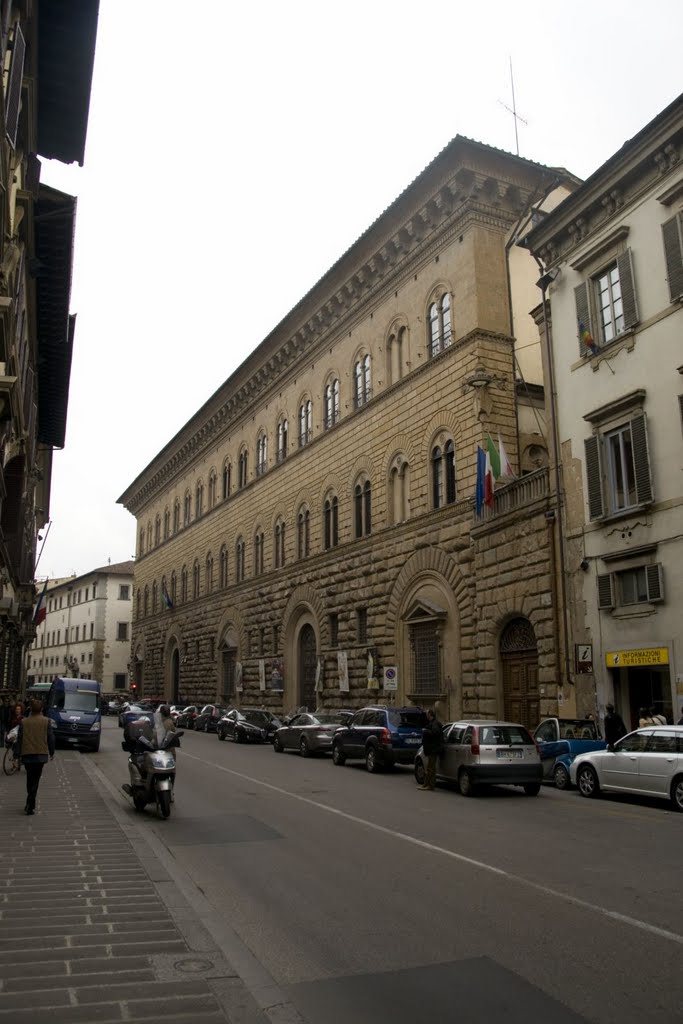 Firenze / Florence - Via Camillo Cavour - View SW on Palazzo Medici Riccardi 1460 by txllxt