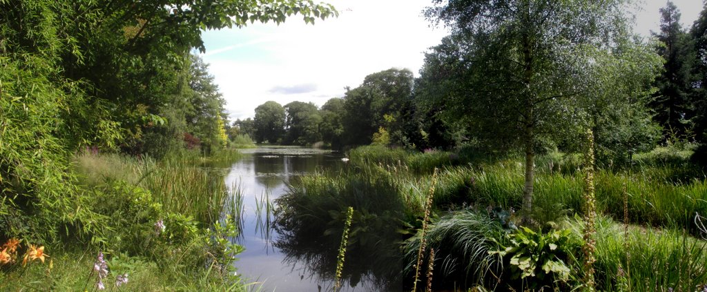 Glansevern gardens lake by muba