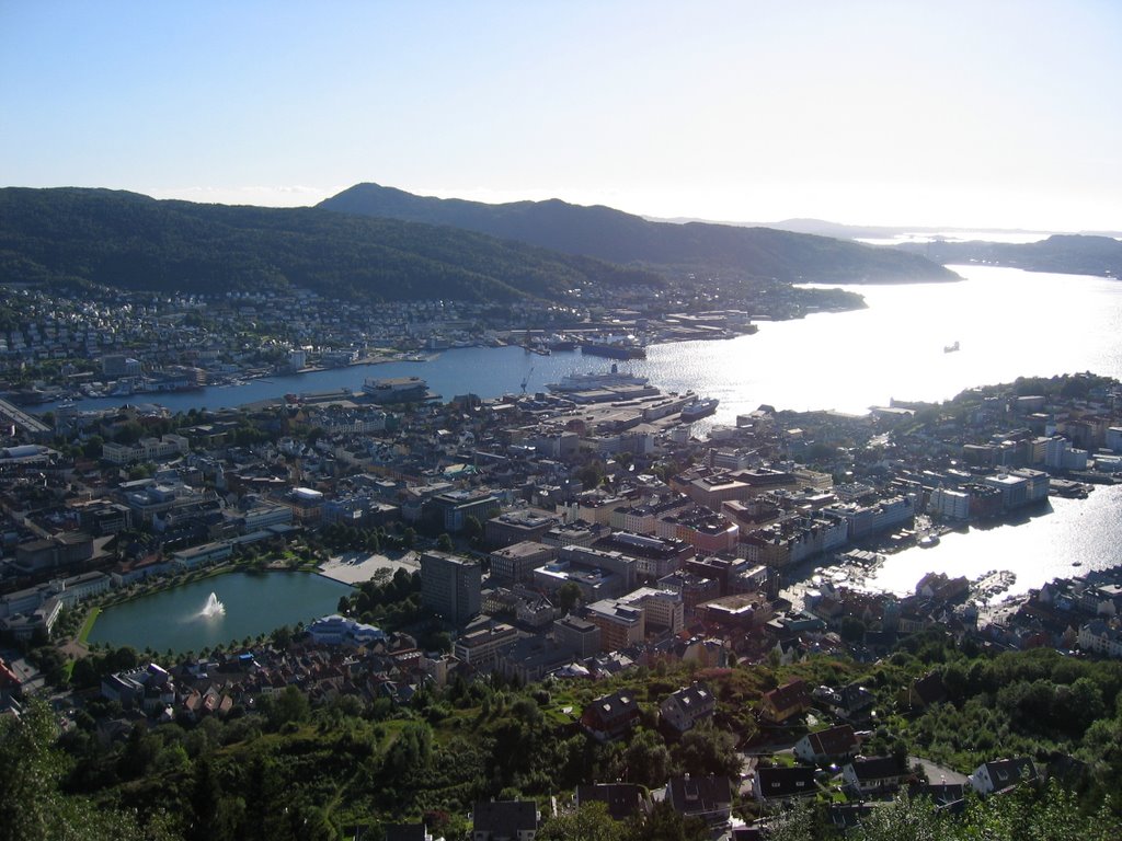 BERGEN VISTO DESDE FLOYFJELLET by javier orte