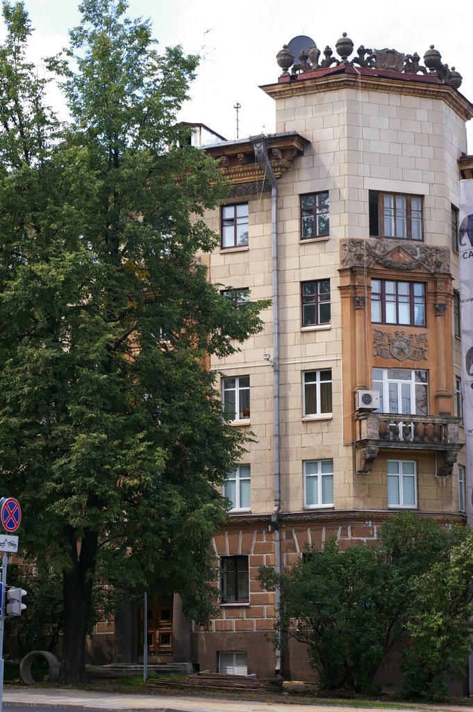 Old building near the circus by Andrew Platonov