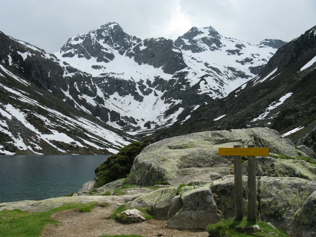 Fin de la vallée du Lutour, Lac d'Estom by John-mike