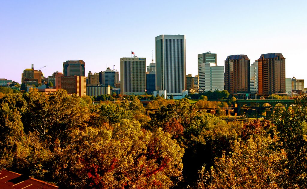 Richmond Skyline from Lee Bridge by Taber Andrew Bain