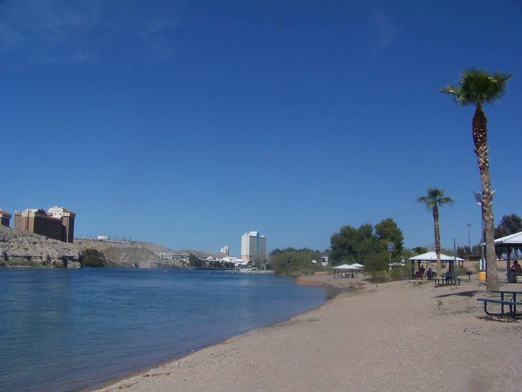 Looking Laughlin from Bullhead City Park by Wester