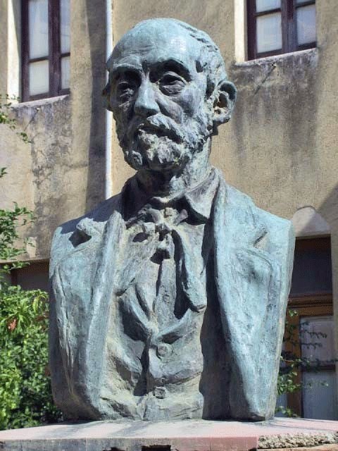 Bust of Jeronim de Rada, born in Macchia Albanese by canchito