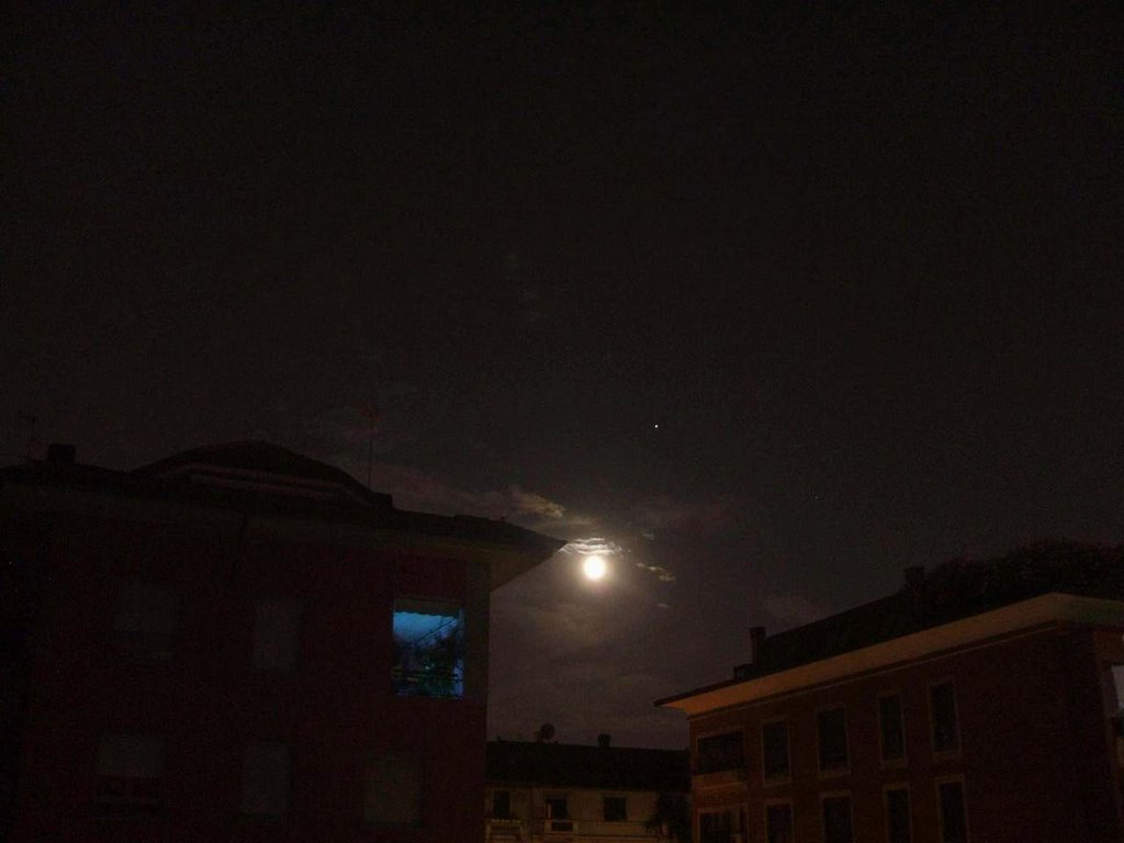 Moon and Jupiter the 25th of July 2007 by Daniela Brocca