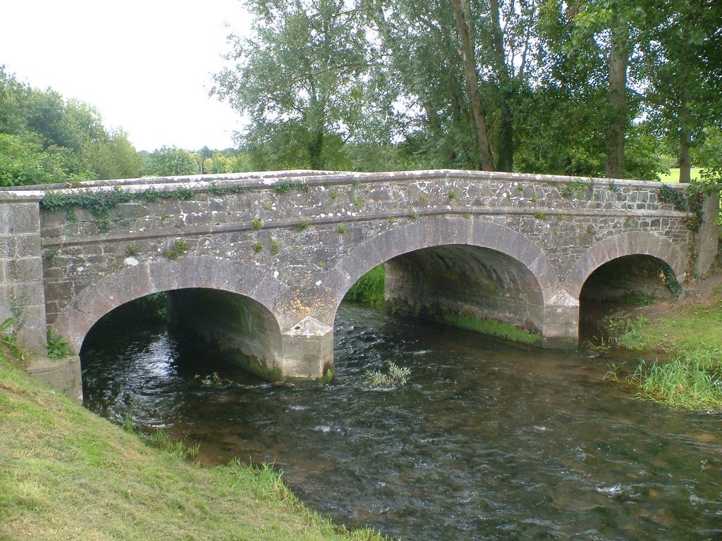 Bridge over the Greese river at Kilkea by Alan L.