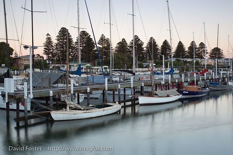 Moyne River at Dawn in the historic village of Port Fairy http://www.magfos.com by David Foster Images