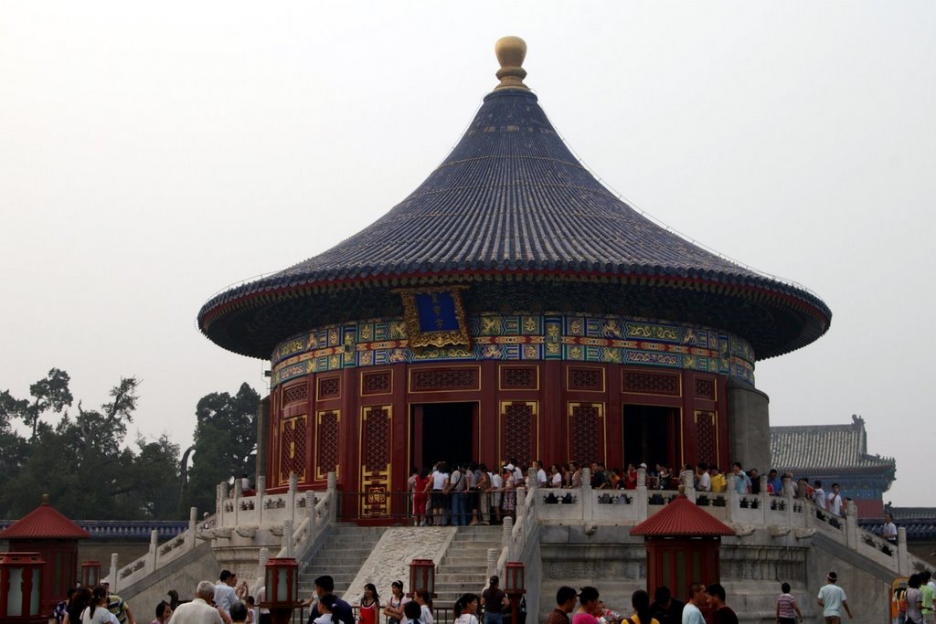 Beijing - Temple of Heaven - The Imperial Vault of Heaven by Paolo Vercesi