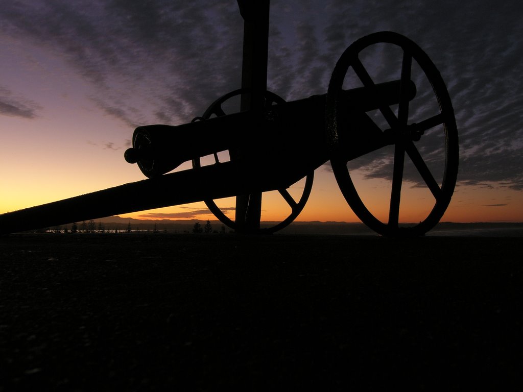 Sunset and history by Per Sorensen