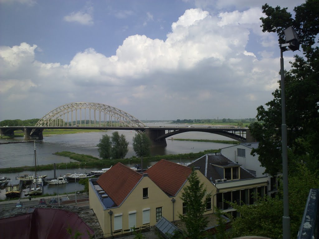 Nijmegen, bridge on the river Waal by Norrel