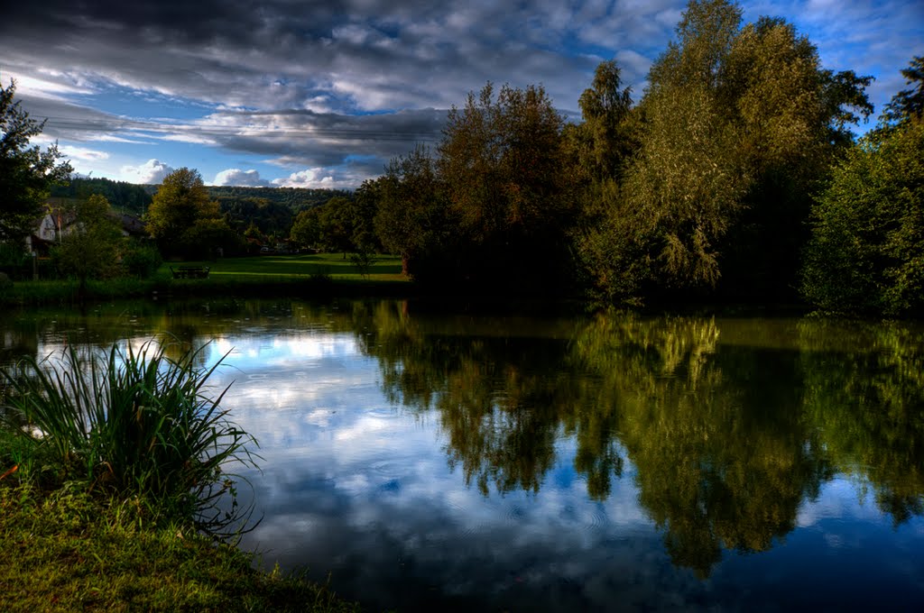 Odenwald Mittershausen Angelteich by Stefan Treitz