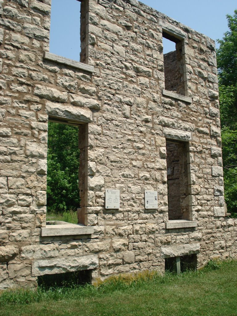 McNeil Castle Ruins by Hal Saddington