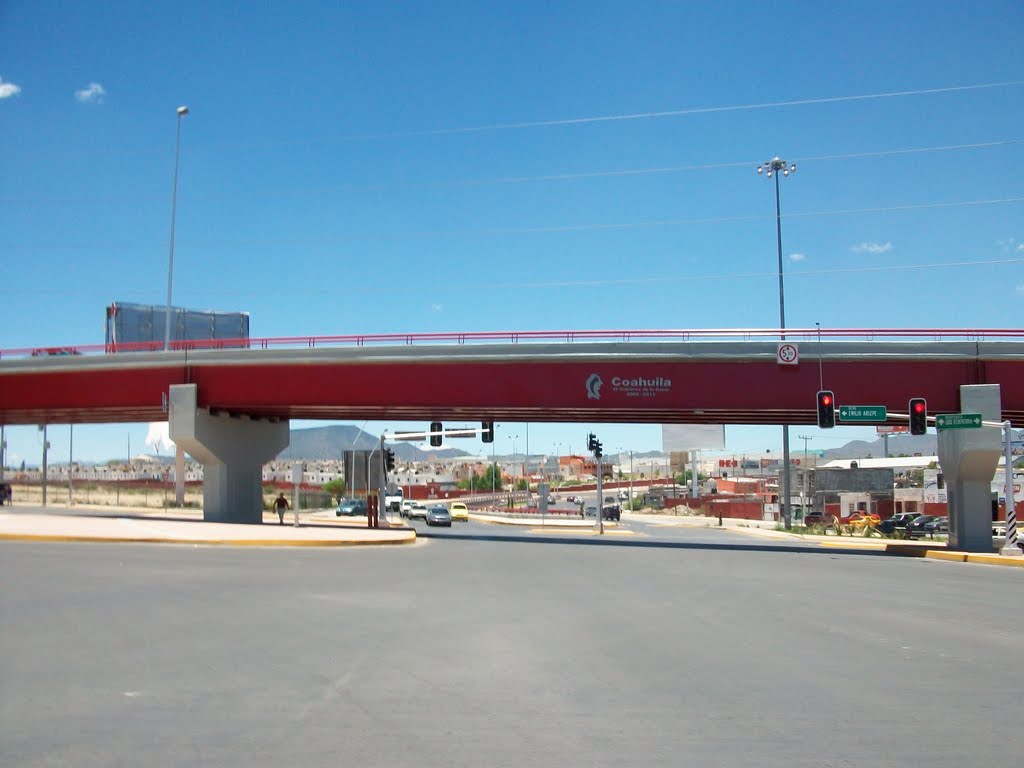 Puente vehicular Valle Dorado by fernando yates