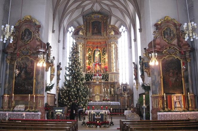 Burgheim St. Cosmas und Damian zu Weihnachten (Innenansicht) by hubi1802