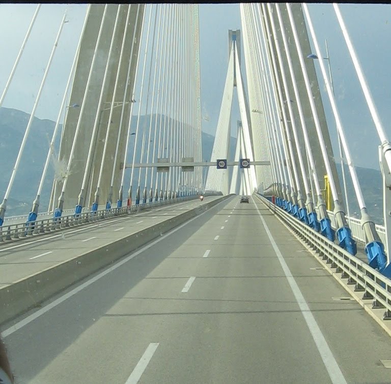 Rio-Antirio bridge.Patra ,Greece by tamara_2208