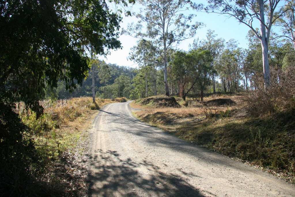 Yabba Creek Road is a special rural road that leads from Imbil to Borumba Dam and gives access to the upper Yabba Valleys of Kingaham, Bella and Yabba Creeks. by Ian Stehbens