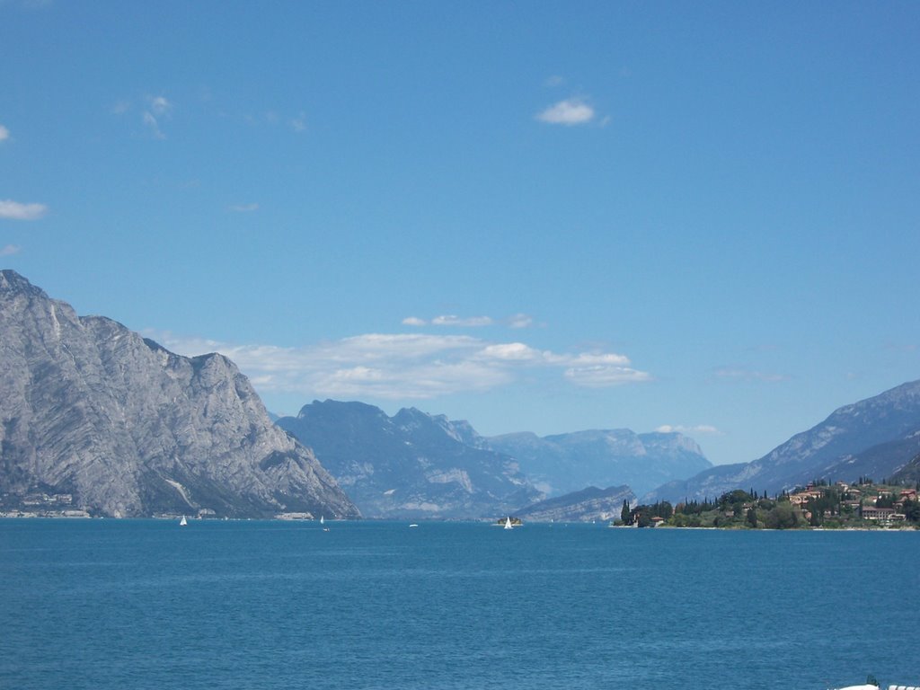 Looking towards Val di Sogno & Riva by Yvette