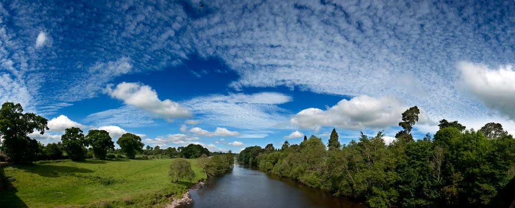 Panorama From Kinkell Bridge Looking West Up The Earn by Neil8kenhead