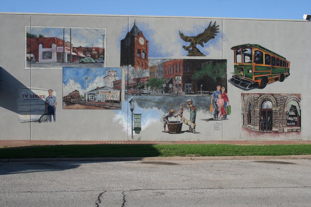 Weathers Mural by Gene Woods