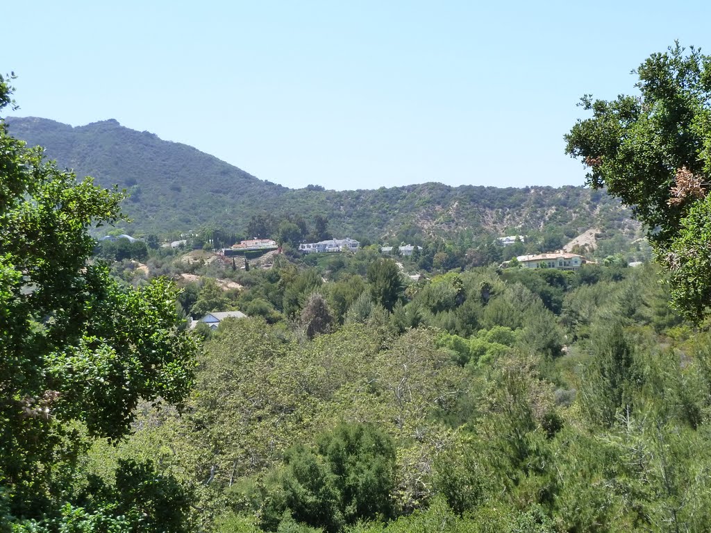 Mountain Side View from the Palisades Highlands by Alan Fogelquist