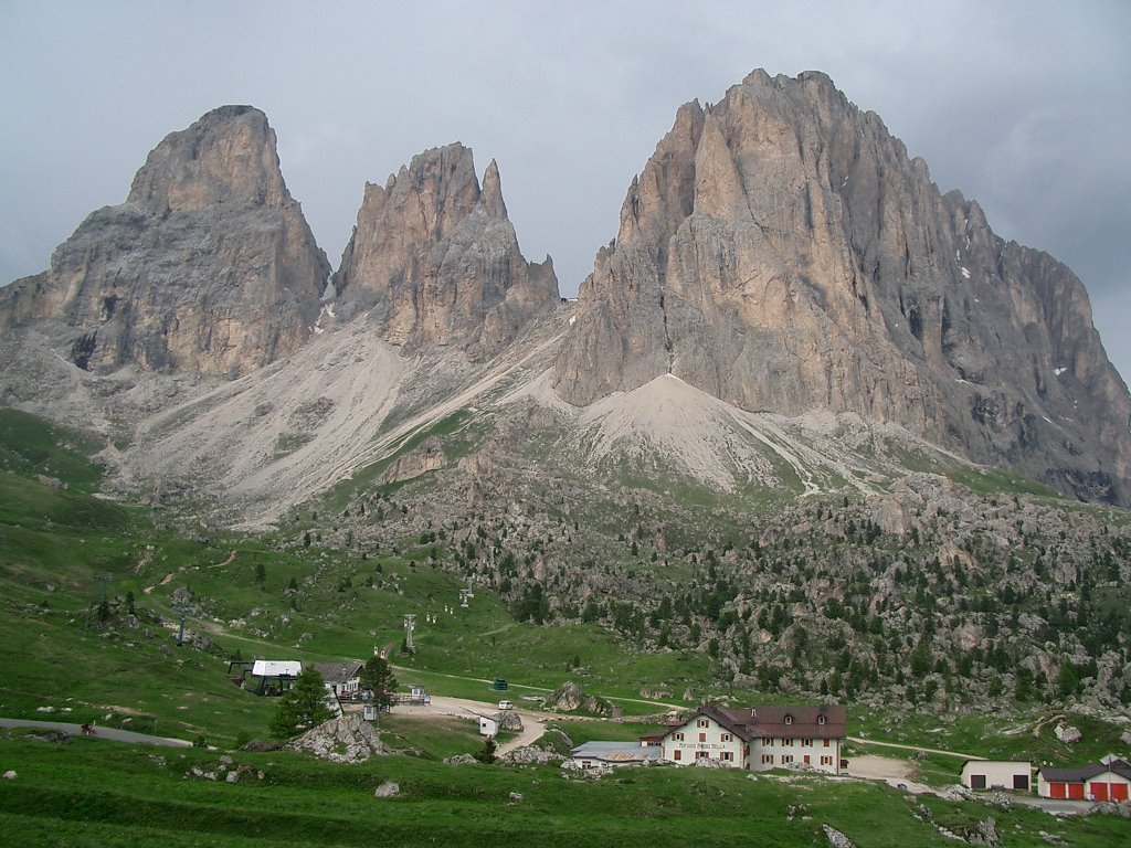 Italien, Langkofel Scharte by nupi