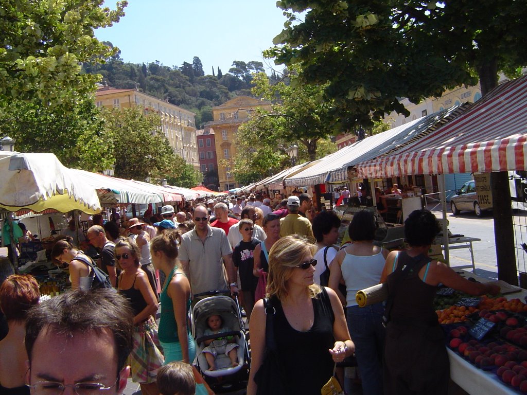 Cours Saleya, Mercado de frutas de Niza by Sergi March