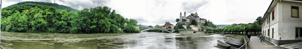 Panoramic view of Aarburg, Switzerland by Tom Waugh