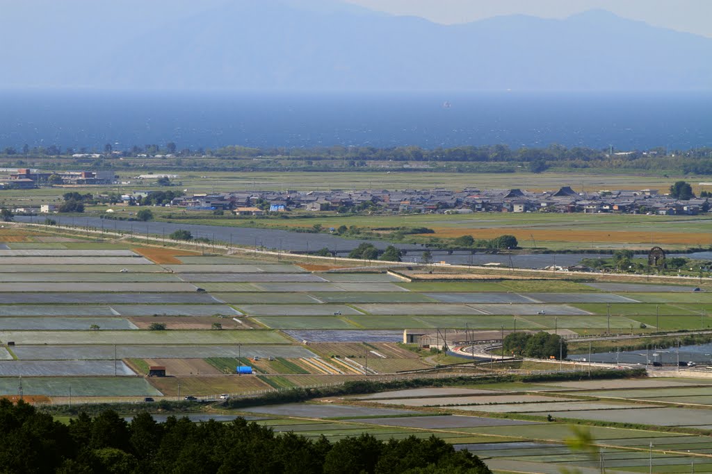 安土城天主台跡からの眺め (滋賀県近江八幡市安土町) by gundam2345