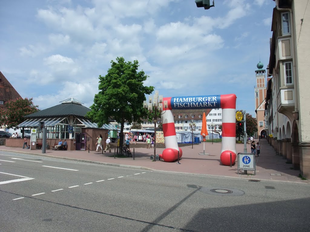 Freudenstadt, Hamburger Fischmarkt vom 3.6. bis zum 6.6.2010 auf dem Oberen Marktplatz by RDZfds